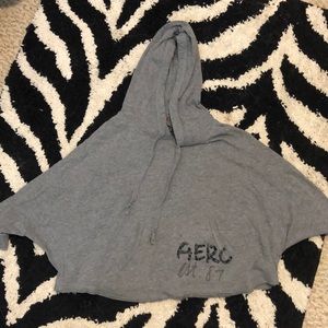 Stylish Cropped hooded top
